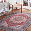 Safavieh Tucson TSN139 Red / Navy Machine Washable Area Rug