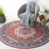 Safavieh Tucson TSN139 Red / Navy Machine Washable Area Rug