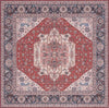 Safavieh Tucson TSN139 Red / Navy Machine Washable Area Rug