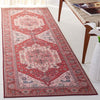 Safavieh Tucson TSN139 Red / Pink Machine Washable Area Rug