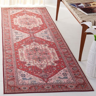 Safavieh Tucson TSN139 Red / Pink Machine Washable Area Rug