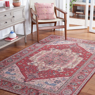 Safavieh Tucson TSN139 Red / Pink Machine Washable Area Rug