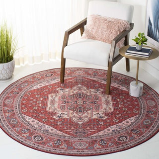 Safavieh Tucson TSN139 Red / Pink Machine Washable Area Rug