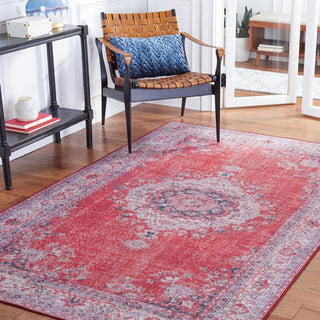 Safavieh Tucson TSN140 Red / Beige Machine Washable Area Rug