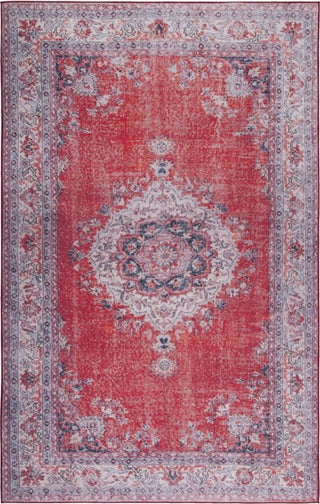 Safavieh Tucson TSN140 Red / Beige Machine Washable Area Rug