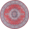 Safavieh Tucson TSN140 Red / Beige Machine Washable Area Rug