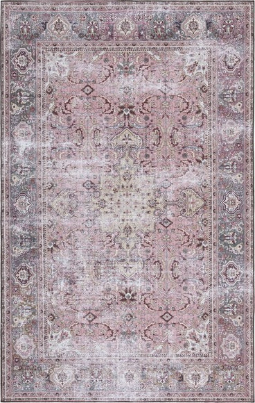 Safavieh Tucson TSN144 Pink / Beige Machine Washable Area Rug