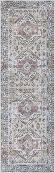 Safavieh Tucson TSN146 Beige / Green Machine Washable Area Rug