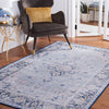 Safavieh Tucson TSN147 Light Blue / Navy Machine Washable Area Rug