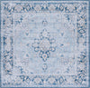 Safavieh Tucson TSN147 Light Blue / Navy Machine Washable Area Rug