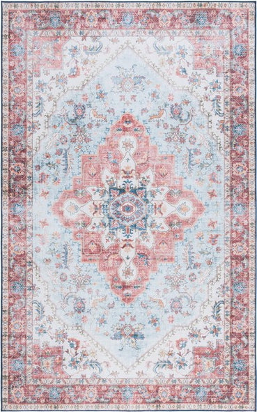 Safavieh Tucson TSN148 Red / Blue Machine Washable Area Rug