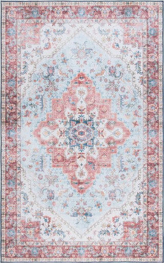 Safavieh Tucson TSN148 Red / Blue Machine Washable Area Rug