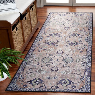 Safavieh Tucson TSN149 Light Blue / Navy Machine Washable Area Rug