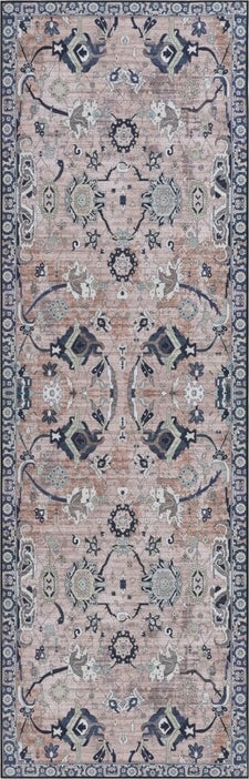 Safavieh Tucson TSN149 Light Blue / Navy Machine Washable Area Rug