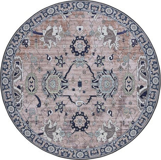 Safavieh Tucson TSN149 Light Blue / Navy Machine Washable Area Rug