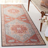 Safavieh Tucson TSN150 Aqua / Rust Machine Washable Area Rug