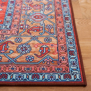 Safavieh Tucson TSN152 Rust / Navy Machine Washable Area Rug