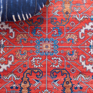 Safavieh Tucson TSN152 Rust / Navy Machine Washable Area Rug