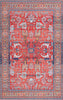 Safavieh Tucson TSN152 Rust / Navy Machine Washable Area Rug