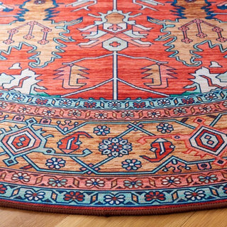 Safavieh Tucson TSN152 Rust / Navy Machine Washable Area Rug