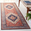 Safavieh Tucson TSN153 Rust / Blue Machine Washable Area Rug