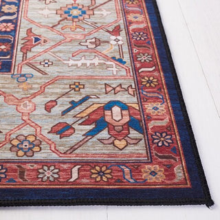 Safavieh Tucson TSN153 Rust / Blue Machine Washable Area Rug