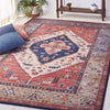 Safavieh Tucson TSN153 Rust / Blue Machine Washable Area Rug