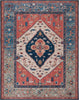 Safavieh Tucson TSN153 Rust / Blue Machine Washable Area Rug