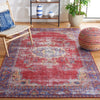 Safavieh Tucson TSN161 Red / Navy Machine Washable Area Rug