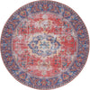 Safavieh Tucson TSN161 Red / Navy Machine Washable Area Rug