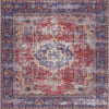 Safavieh Tucson TSN161 Red / Navy Machine Washable Area Rug