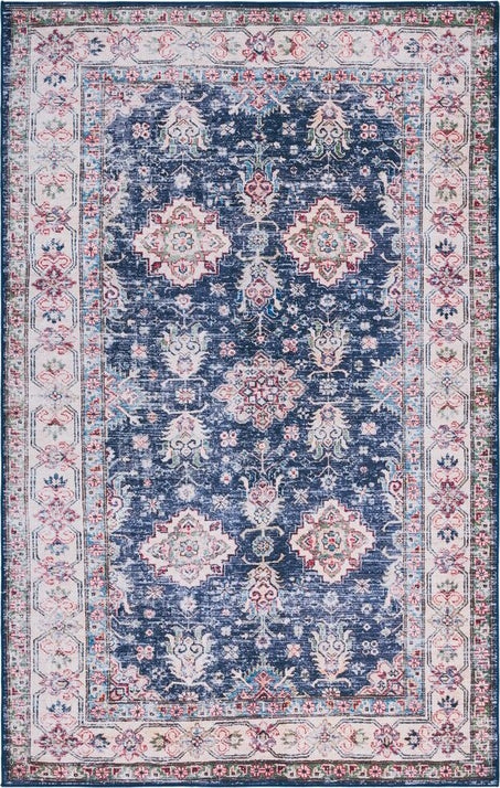 Safavieh Tucson TSN162 Navy / Beige Machine Washable Area Rug