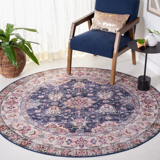 Safavieh Tucson TSN162 Navy / Beige Machine Washable Area Rug