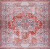 Safavieh Tucson TSN167 Rust / Blue Machine Washable Area Rug