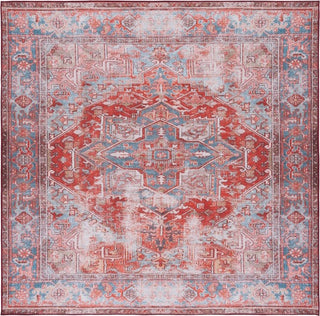 Safavieh Tucson TSN167 Rust / Blue Machine Washable Area Rug