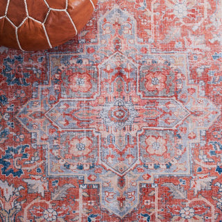 Safavieh Tucson TSN168 Rust / Navy Machine Washable Area Rug