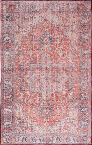 Safavieh Tucson TSN168 Rust / Navy Machine Washable Area Rug