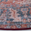 Safavieh Tucson TSN168 Rust / Navy Machine Washable Area Rug