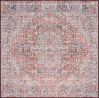 Safavieh Tucson TSN168 Rust / Navy Machine Washable Area Rug