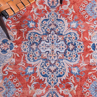 Safavieh Tucson TSN171 Rust / Blue Machine Washable Area Rug