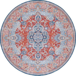 Safavieh Tucson TSN171 Rust / Blue Machine Washable Area Rug