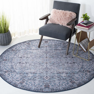 Safavieh Tucson TSN173 Aqua / Pink Machine Washable Area Rug