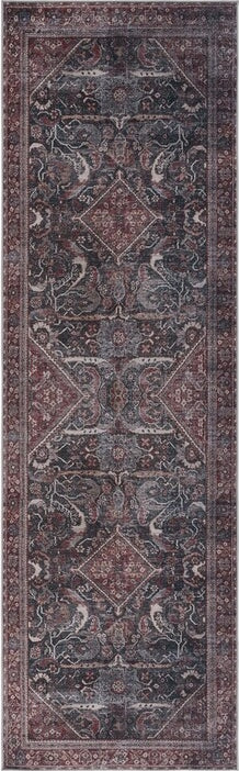 Safavieh Tucson TSN175 Dark Green / Rust Machine Washable Area Rug