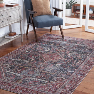 Safavieh Tucson TSN175 Dark Green / Rust Machine Washable Area Rug