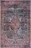 Safavieh Tucson TSN175 Dark Green / Rust Machine Washable Area Rug