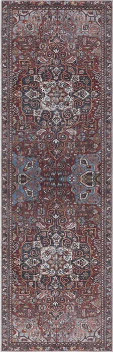 Safavieh Tucson TSN176 Red / Navy Machine Washable Area Rug