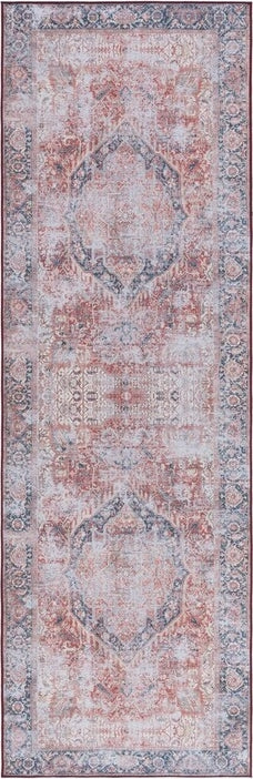 Safavieh Tucson TSN177 Rust / Navy Machine Washable Area Rug