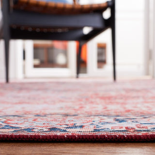 Safavieh Tucson TSN177 Rust / Navy Machine Washable Area Rug