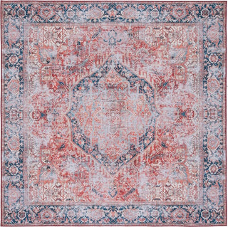 Safavieh Tucson TSN177 Rust / Navy Machine Washable Area Rug