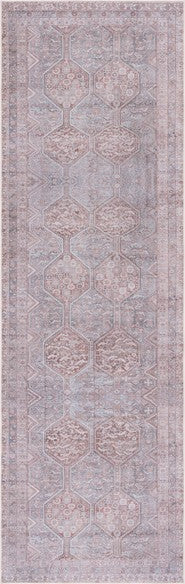 Safavieh Tucson TSN180 Grey / Rust Machine Washable Area Rug